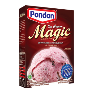 Pondan Ice Cream Stroberi 75g Sachet