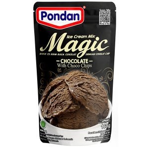 Pondan Ice Cream Mix Magic Rasa Cokelat Dengan Cokelat Chip 160g Pouch