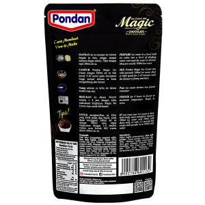 Pondan Ice Cream Mix Magic Rasa Cokelat Dengan Cokelat Chip 160g Pouch