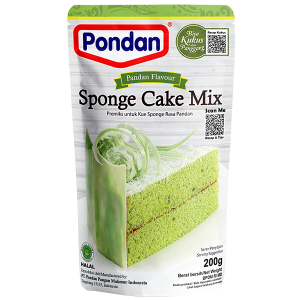 Pondan Sponge Pandan Cake Mix 200g Pouch
