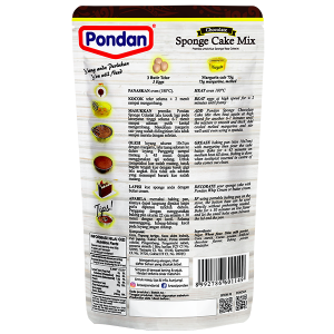 Pondan Sponge Cokelat Cake Mix 200g Pouch