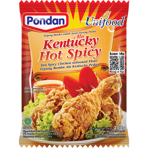 Pondan Unifood Kentucky Hot Spicy 200g Sachet