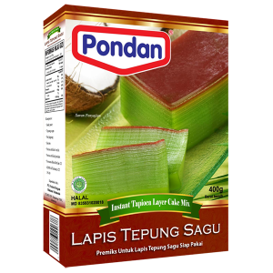 Pondan Lapis Tepung Sagu 400g