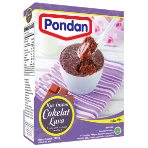 Pondan Kue Instan Cokelat Lava 100g