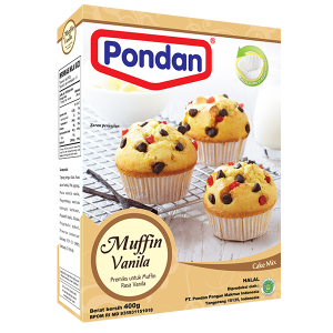 Pondan Muffin Vanila 400g