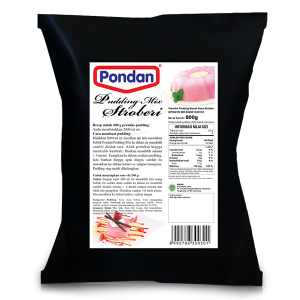 Pondan Premiks Pudding Masak Rasa Stroberi 800g