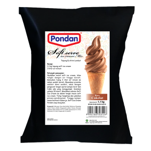 Pondan Soft Ice Cream Rasa Cokelat 1.1kg