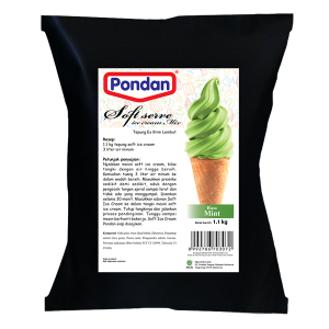 Pondan Soft Ice Cream Rasa Mint 1.1kg