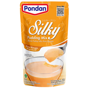 Silky Pudding Mix Bubuk Pudding Lembut Rasa Mangga 100g