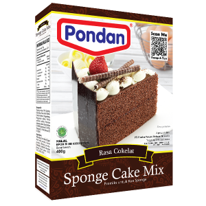 Pondan Sponge Cake Mix Rasa Cokelat 400g