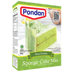 Pondan Sponge Cake Mix Rasa Pandan 400g