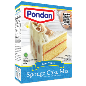 Pondan Sponge Cake Mix Rasa Vanila 400g
