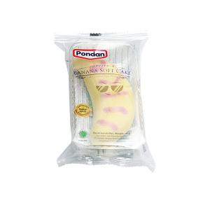 Pondan Banana Soft Cake Rasa Taro (RTE)