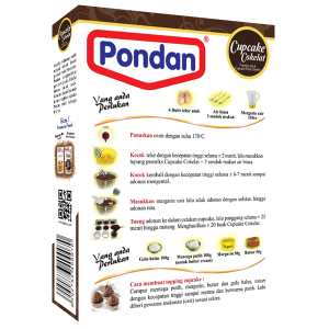 Pondan Cupcake Cokelat 300g