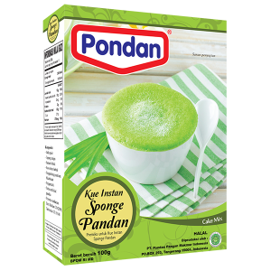 Pondan Kue Instan Sponge Pandan 100g