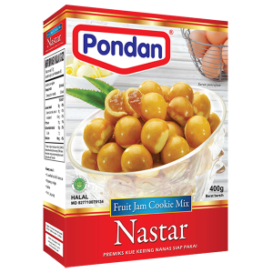 Pondan Nastar Premiks Kue Kering Nanas Siap Pakai 400g